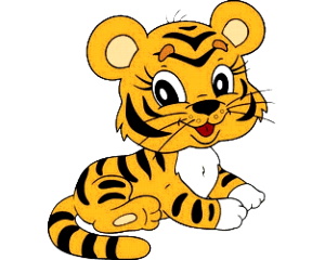 Рисунок тигренка